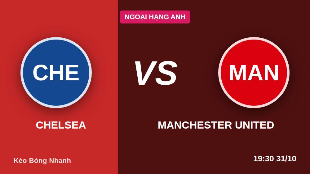 Chelsea vs Manchester United: Kèo chấp -120 có thật sự đáng tin?