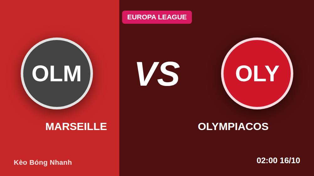 Marseille vs Olympiacos: Phong độ trái ngược, kèo nào đáng chốt?